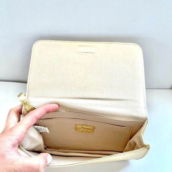 J Crew 100 % Leather lining mini Hand Held Bag - Picture 7 of 11